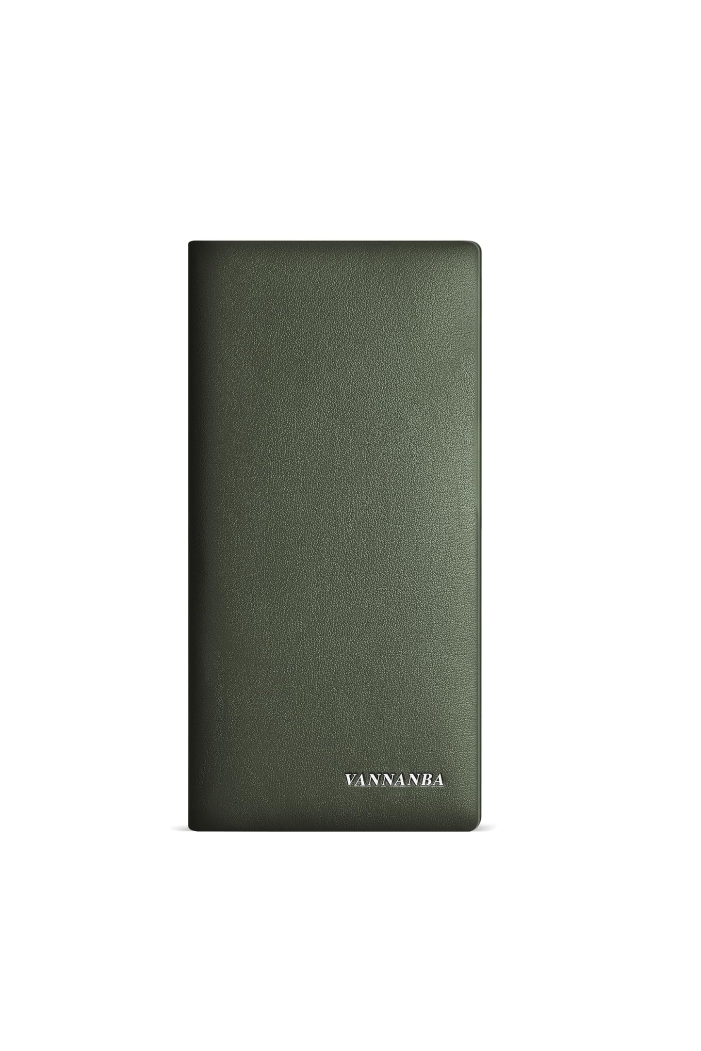 VANNANBA Full Grain Wallet for Men RFID Blocking Leather Checkbook Wallet,Slim Bifold Credit Card Holder with ID Window & Gift Box