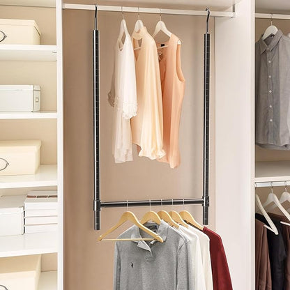 Simple Houseware Adjustable Closet Hanging Rod