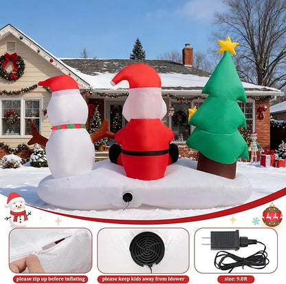 Inflatable Decoration for Inflatable Decoration in Outdoor Courtyards, Indoor Gardens, and Lawns (Christmas Countdown)