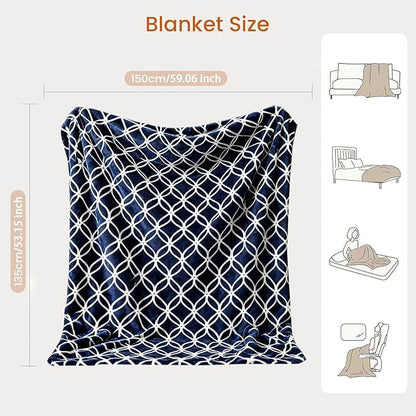 Heated Blanket Electric Throw Blanket with Built-in Button Controller 50"x60" One-Touch Ultra Cozy Soft Warm Heating Electric Blanket with 4 Heat Levels & 4 Hours Auto-Off Overheat Protection