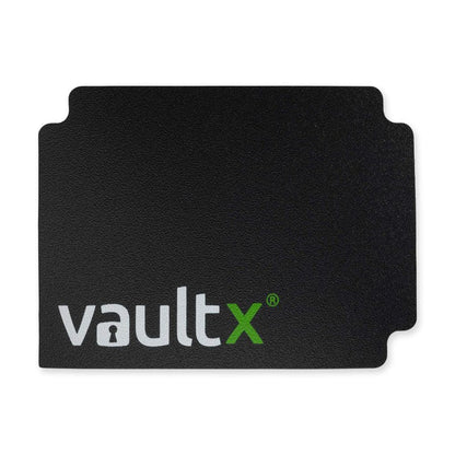 Vault X Large Standard Deck Box with 150 Black Sleeves, fits 100+ Sleeved Trading Cards (Black)