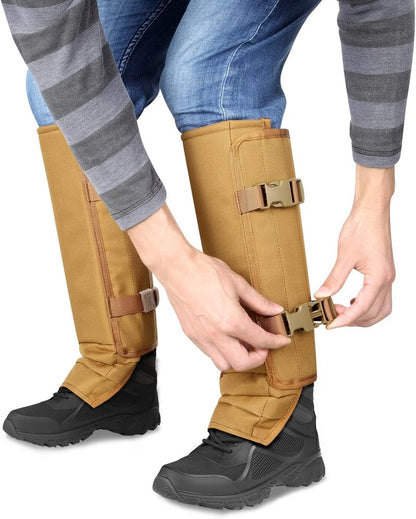 Snake Gaiters - Waterproof Snake Bite Protection for Lower Legs | Unisex Design