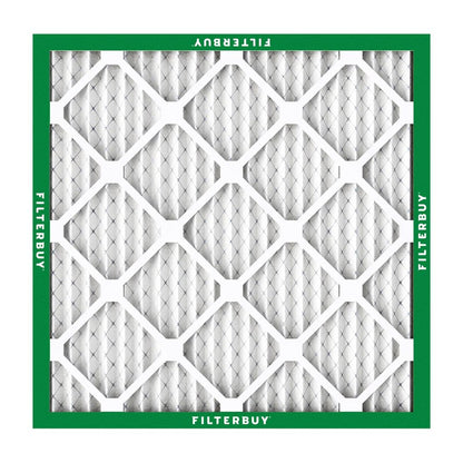 Filterbuy 10x10x1 Air Filter MERV 8 Essential Dust & Allergy Defense (6-Pack), Electrostatic Pleated HVAC AC Furnace Filters Replacement, Made in USA (Actual Size: 9.50 x 9.50 x 0.75)