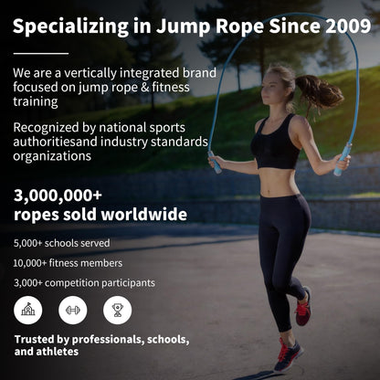 YUEDONG Fitness Jump Rope for Women & Men, 7MM PVC Cardio Rope for Fat Burning, Tangle-Free Ball Bearings, Adjustable Length, Beginner Home Workout Rope(1, ORANGE, 7MM)