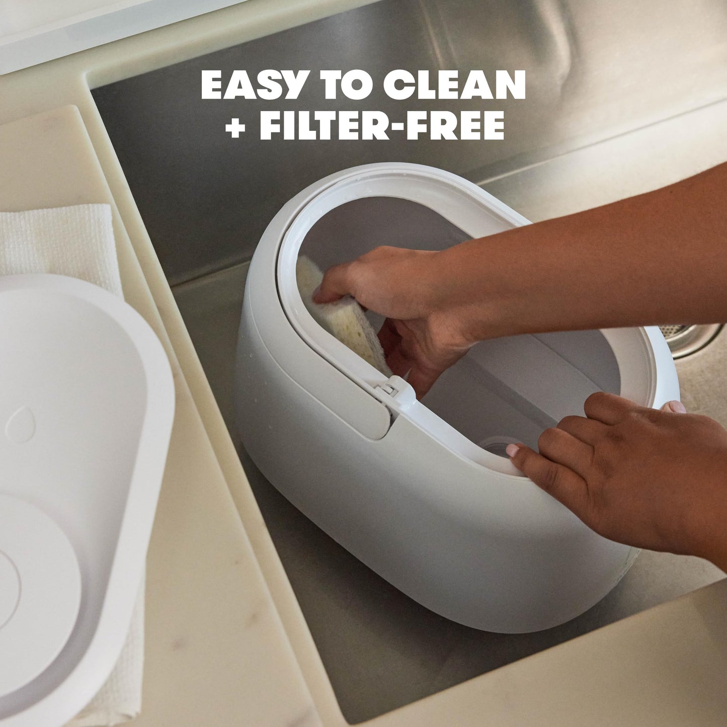 Frida Baby 3-in-1 Cool Mist Humidifier for Large Rooms, Top Fill Humidifier for Bedroom, Allergy Relief, 60 Hour Runtime + Nightlight, Auto Shut-Off, Quiet, Carry Handle, Essential Oil Diffuser