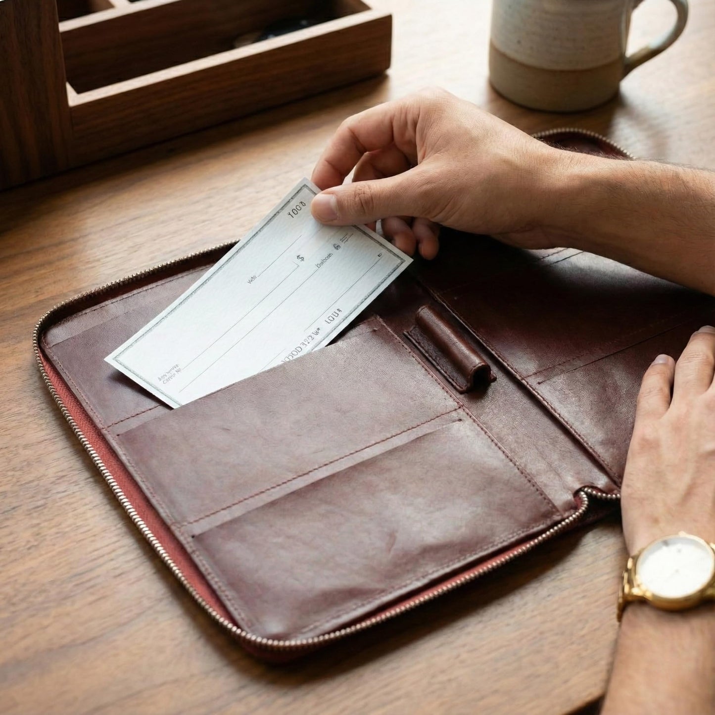 Evermart Deals Genuine Leather Checkbook Cover for Multiple Check Books - Checkbook Organizer for Up to 6 Books With Duplicate Checks - Checkbook Holder for Women and Men, Gift for loved ones