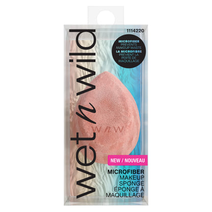 wet n wild Makeup Sponge - Low Product Absorption for Streak-Free Application, Effortless Blending Beauty for a Smooth Professional Looking Finish, Cruelty-Free & Vegan-Pink