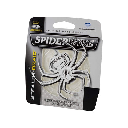 SpiderWire Stealth® Translucent Braided Fishing Line, 8lb | 3.6kg, 125yd | 114m Fishing Line, Suitable for Saltwater and Freshwater Environments