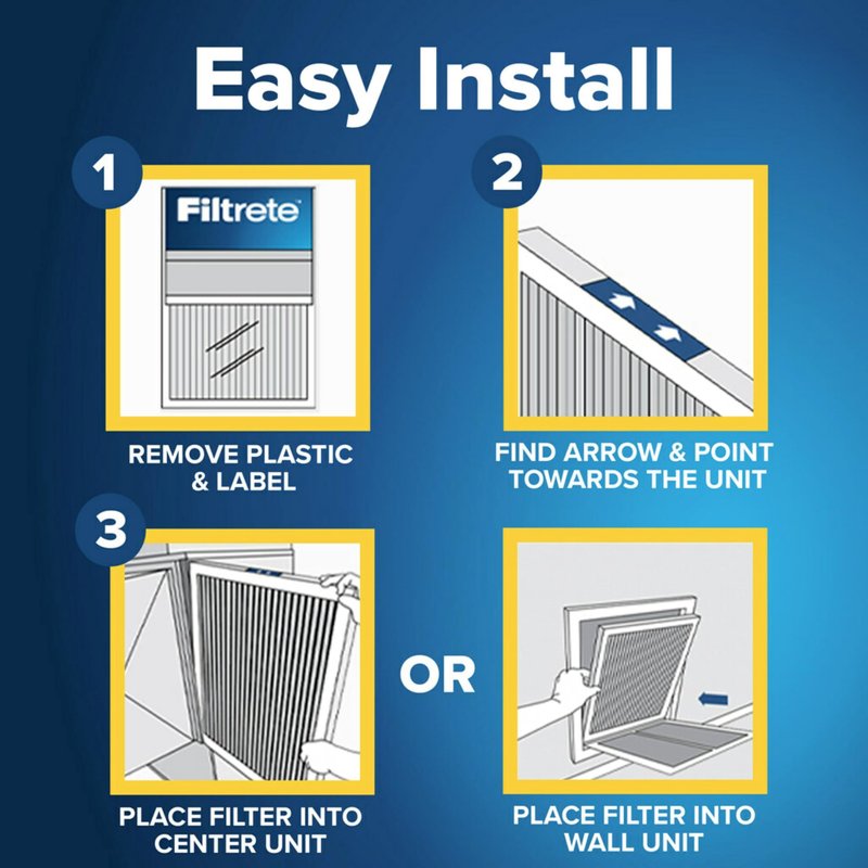 Filtrete 16x25x1 AC Furnace Air Filter, MERV 14, MPR 2500, Premium Ultra Fine Particle, 3-Month Pleated 1-Inch Electrostatic Air Cleaning Filter, 2-Pack (Actual Size 15.69 x 24.69 x 0.81 in)