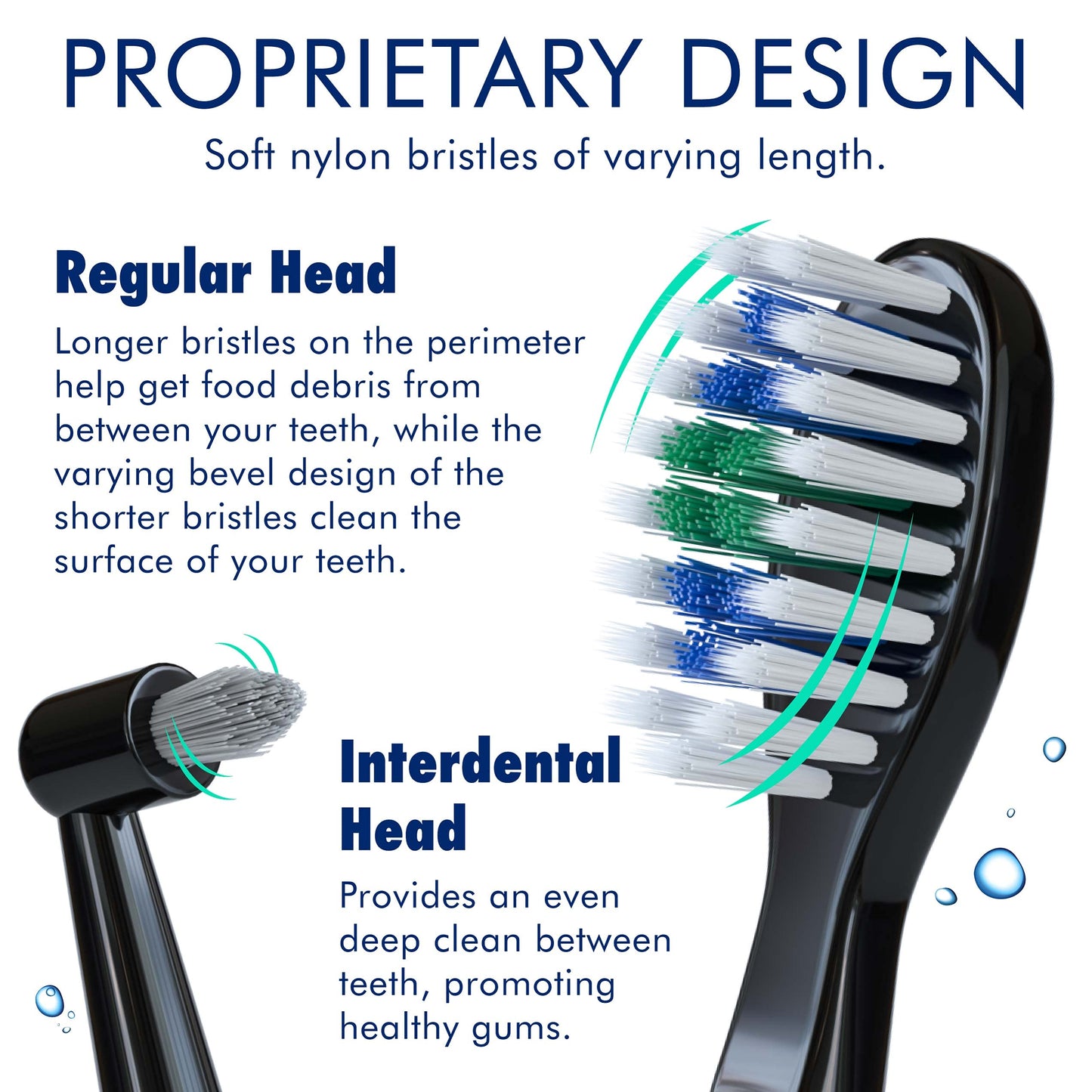 Sonic-FX Duo Rechargeable Electric Toothbrush Set - with 14 Brush Heads, 3 Modes, Smart Auto-Timer, Charging Dock Holder - Dual Handle Electric Tooth Brush for Adults & Kids, Black and White