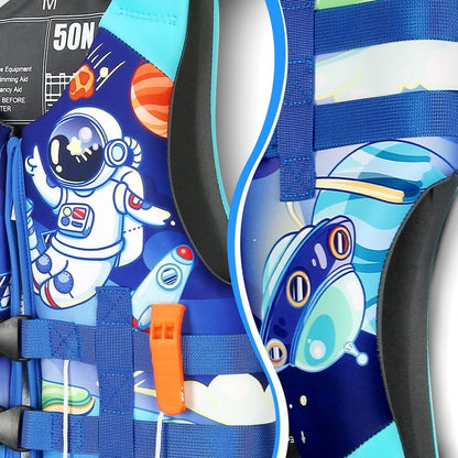 Toddler Swim Vest, Kids Swimming Floaties Jacket for 20-30-40-50 lbs Girls Boys for Boating, Pool, Beach, Learn to Swim