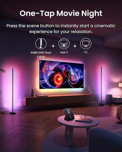 SwitchBot Floor Lamp with Matter (RGBICWW-New Version)