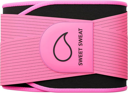 Sweet Sweat Waist Trimmer | Pro Series Shapewear Fitness Belt with Adjustable Straps for Enhanced Support