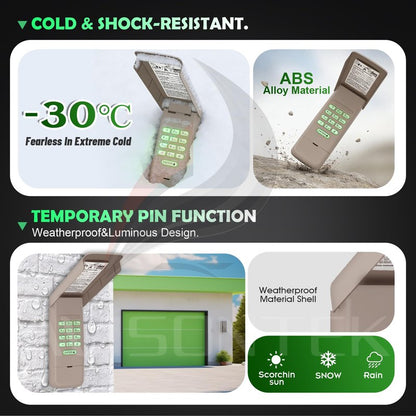 Avisontek for LiftMaster 878Max 877LM Universal Garage Door Opener Keypad FCC Certified 3-Year Warranty