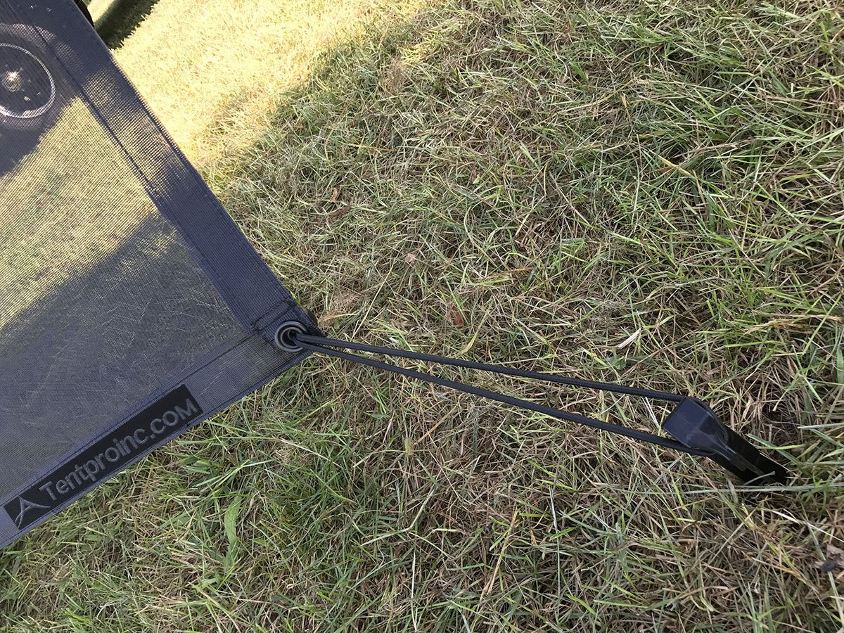 Tentproinc RV Awning Sun Shade Screen 6' X 10' 3'' (Fit for 11' Awning) Mesh Screen Sunshade Motorhome Camping Trailer Awning Screenshade Sunscreen UV SunBlocker - 3 Year Warranty (Black)