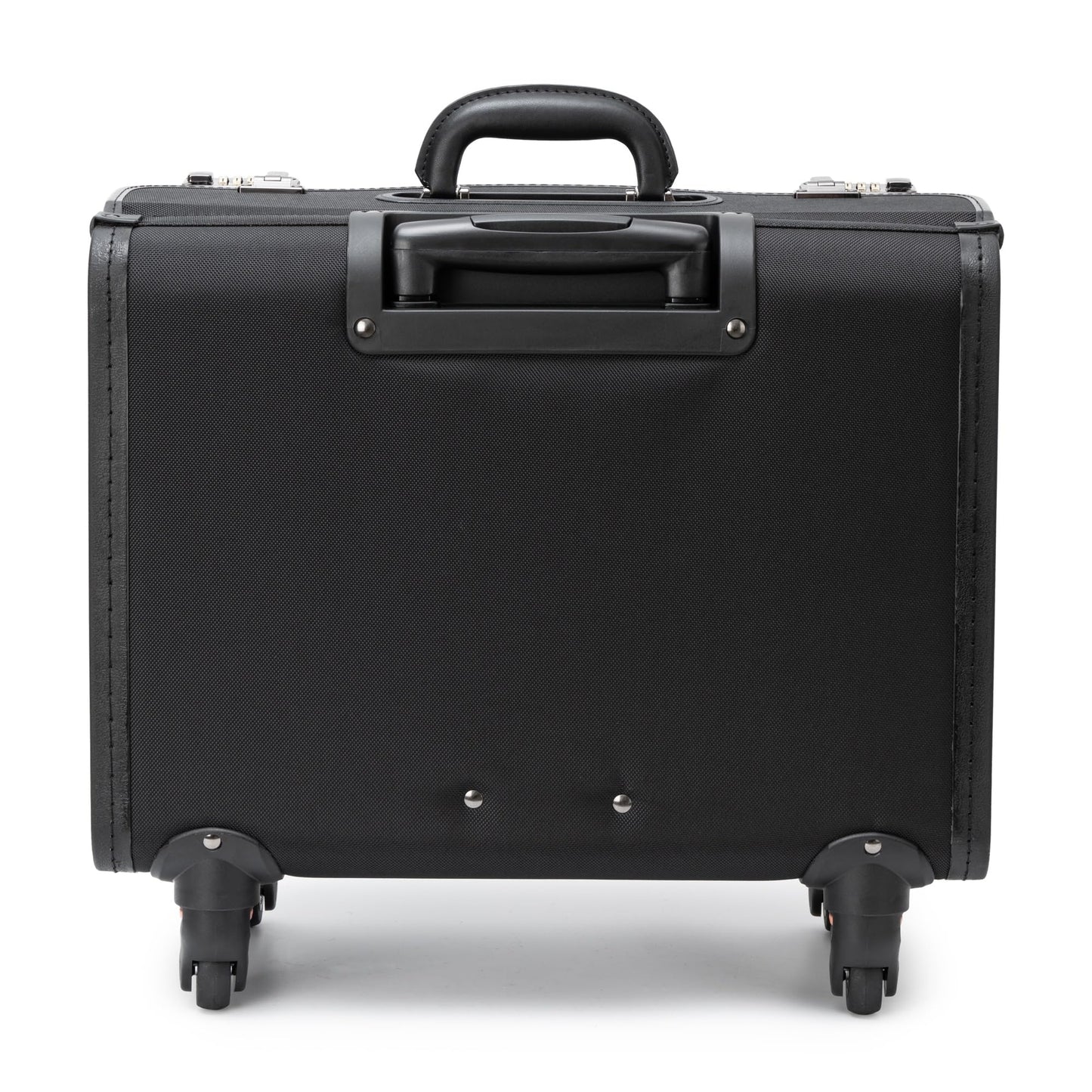 Alpine Swiss Wheeled Briefcase | Rolling Briefcase Locking Telescopic Handle 4 Replaceable Wheels | Pilot Lawyer Litigator Attache Case | 17” Laptop Compartment | Dual Combo Locks | Organizer Pockets