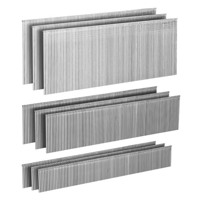 SITLDY 18 Gauge Stainless Steel 304 Brad Nails 900-Pack (3/4", 1-1/4", 2", 300 Pcs of Each Size), Assorted Size Project Pack, for Pneumatic, Electric Brad Nailers