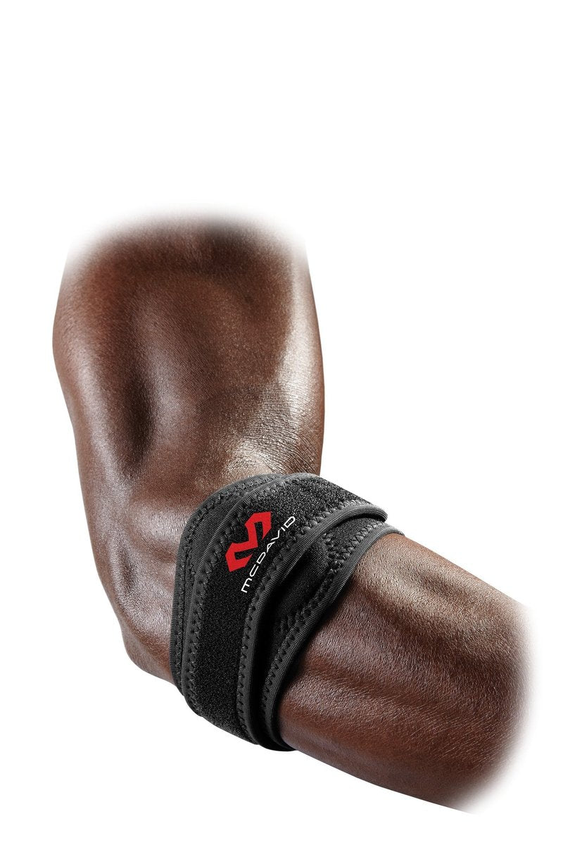 McDavid Tennis Pickleball Elbow Brace for Men & Women, Tendonitis Elbow Brace & Strap Golfers Elbow Brace Counterforce Band for Tendon Pain Relief & Support for Forearm