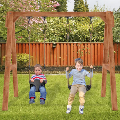SELEWARE Heavy Duty Black Swing Hangers, 2400LB Capacity One-Piece Cast Iron Porch Swing Hangers Kit with Screws for Wooden Sets Porch Patio Playground Yoga Hammock Chair Indoor & Outdoor Use, 2 Pack