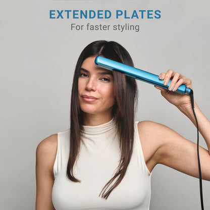 Nano Titanium Ultra-Thin Hair Straightener, Professional Flat Iron For All Hair Types