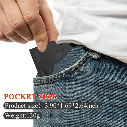 Ludex Universal Pistol Speed Loader, Mag Reloader for 9mm Luger 10mm .40S&W .45ACP .357Sig .380ACP 1911 Single and Double Stack Magazines-Dark Black