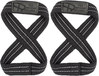 Deadlift Straps - Heavy Duty Figure 8 Weightlifting Straps for Powerlifting & Bodybuilding | Strong Grip Support for Men & Women