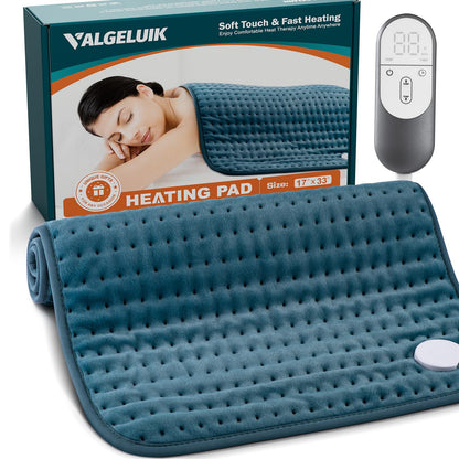 Heating pad for Back, Neck, Shoulder, Cramps and Leg Pain Relief, Heat Pads Christmas Gifts for Women, Men, Mom, Dad, Auto-Off,Machine Washable,Moist Dry Heat Options,Extra Large 12"x24"