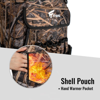 8 Fans Hunting Waders, Neoprene Chest Wader, Waterproof Bootfoot Fishing Waders for Men & Women with 1000G Rubber Boots,No Built-in Light (Next Camo Evo(s), 12)