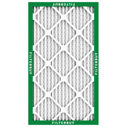 Filterbuy 12x24x1 Air Filter MERV 8 Essential Dust & Allergy Defense (4-Pack), Electrostatic Pleated HVAC AC Furnace Filters Replacement, Made in USA (Actual Size: 11.50 x 23.50 x 0.75)