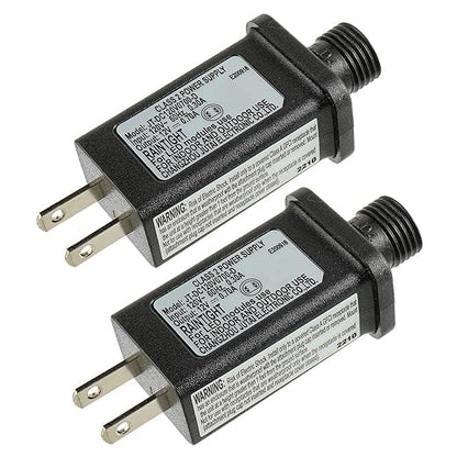 12V 8.4W LED Transformer Replacement Class 2 Power Supply for Christmas String Light Inflatable Decorations LED Controller IP44 Waterproof Low Voltage
