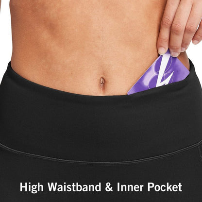 baleaf Biker Shorts Women Yoga Gym Workout Spandex Running Volleyball Tummy Control Compression with Pockets Soft 5" Black L