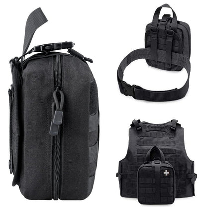 LIVANS 1000D First Aid Bag Empty Medical Ifak Pouch Molle EMT Pouches Rip-Away Tactical Military Trauma Emergency Medic Bag