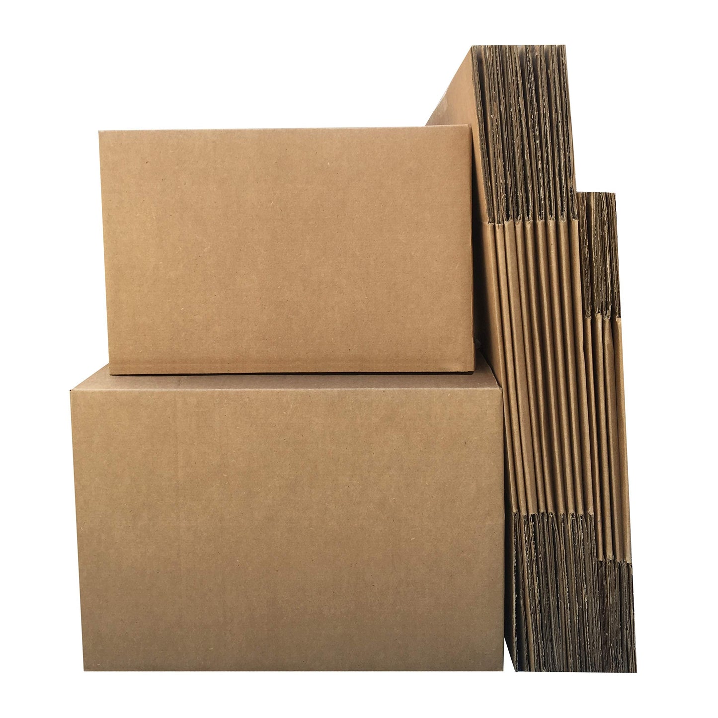 Amazon Basics Moving Boxes Kit, Small and Medium, Brown, 15-Pack