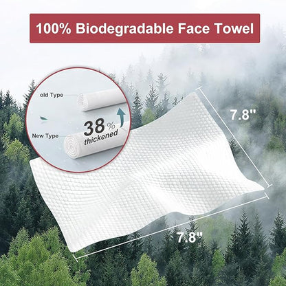 Disposable Towels for Face Hang Over the Door or on Wall, 300 ct, 2 Pack