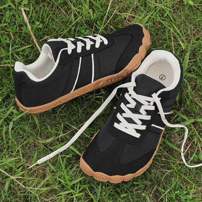 Grand Attack Barefoot Shoes Women,Wide Toe Box Minimalist Zero Drop Walking Shoes Lightweight Cross Training Trail Running Wrestling Weightlifting Fitness Barefoot Gym Sneakers Blackk Size 9