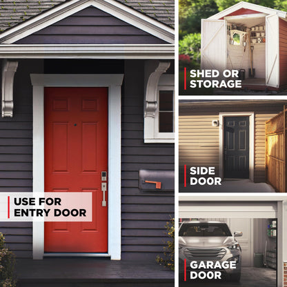 Kwikset SmartCode 270 Keyless Entry Electronic Touchpad Deadbolt Door Lock with Auto-Lock, Custom User Codes, Advanced Security in Satin Nickel Traditional