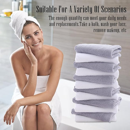 TENSTARS 12 Pack Premium Washcloths Set