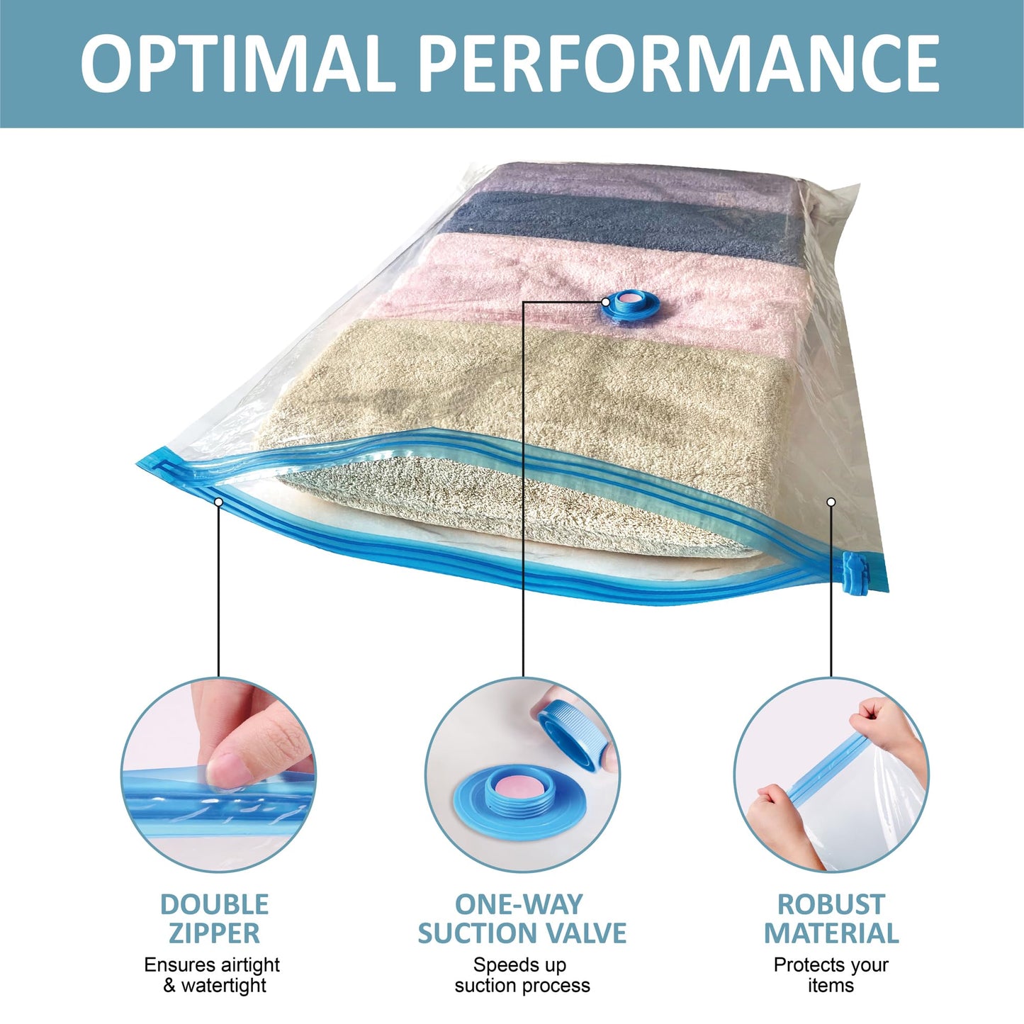 Vacuum Storage Bags with Electric Pump, 12 Combo (2Jumbo/2Large/4Medium/4Small) Space Saver Bags Vacuum Seal Bags with Pump, Space Bags, Vacuum Sealer Bags for Clothes, Comforters, Blankets, Bedding