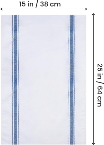 Utopia Towels Blue Dish Towels 100% Ring Spun Cotton Highly Absorbent &