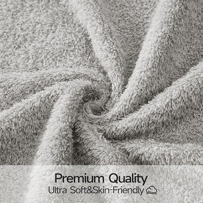 REDKISS 2-Pack Luxury Hand Towels, 16x32 Inch 450 GSM 100% Cotton, Super Soft