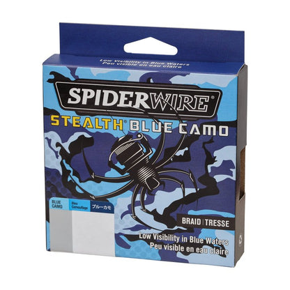 SpiderWire Stealth Blue Camo Braid , 80lb - 125yd