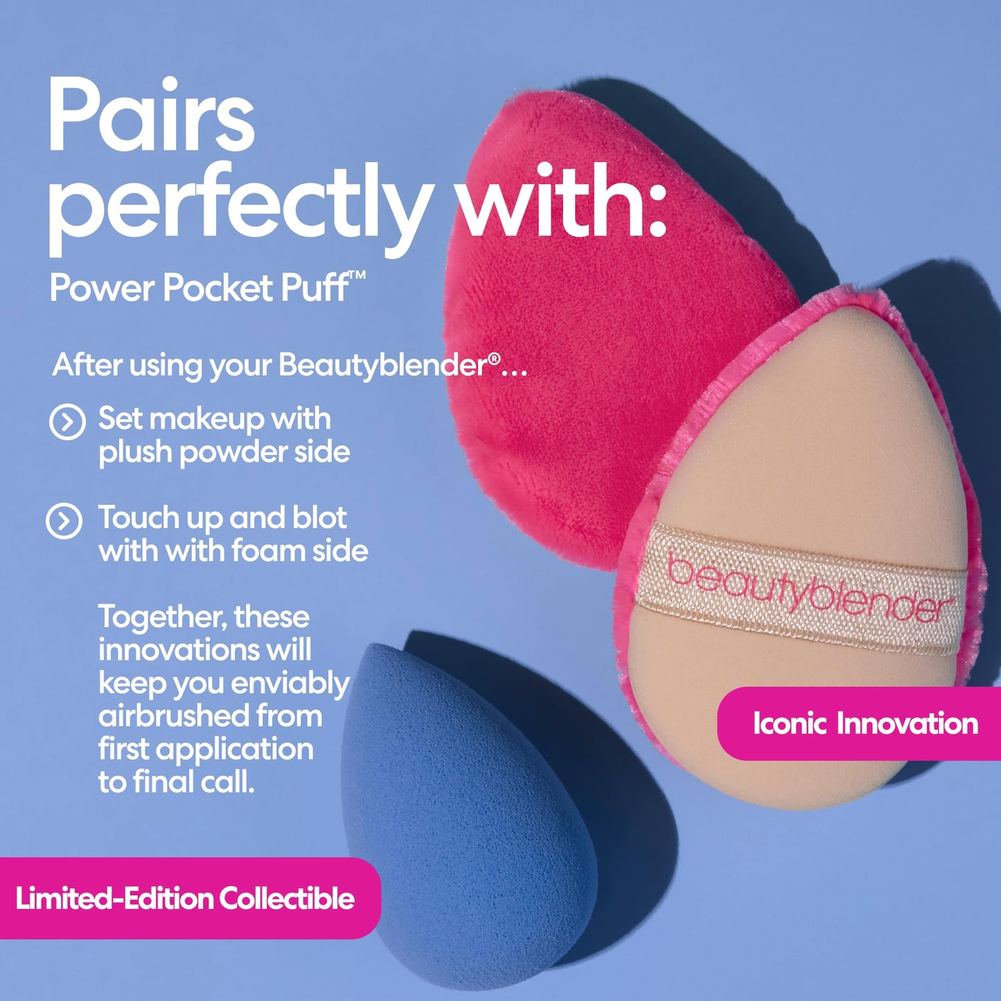 Beautyblender® | Bubble Blender Makeup Sponge | Blend Liquid Foundations, Powders and Creams | Streak Free Application | Vegan, Cruelty Free | Made in USA