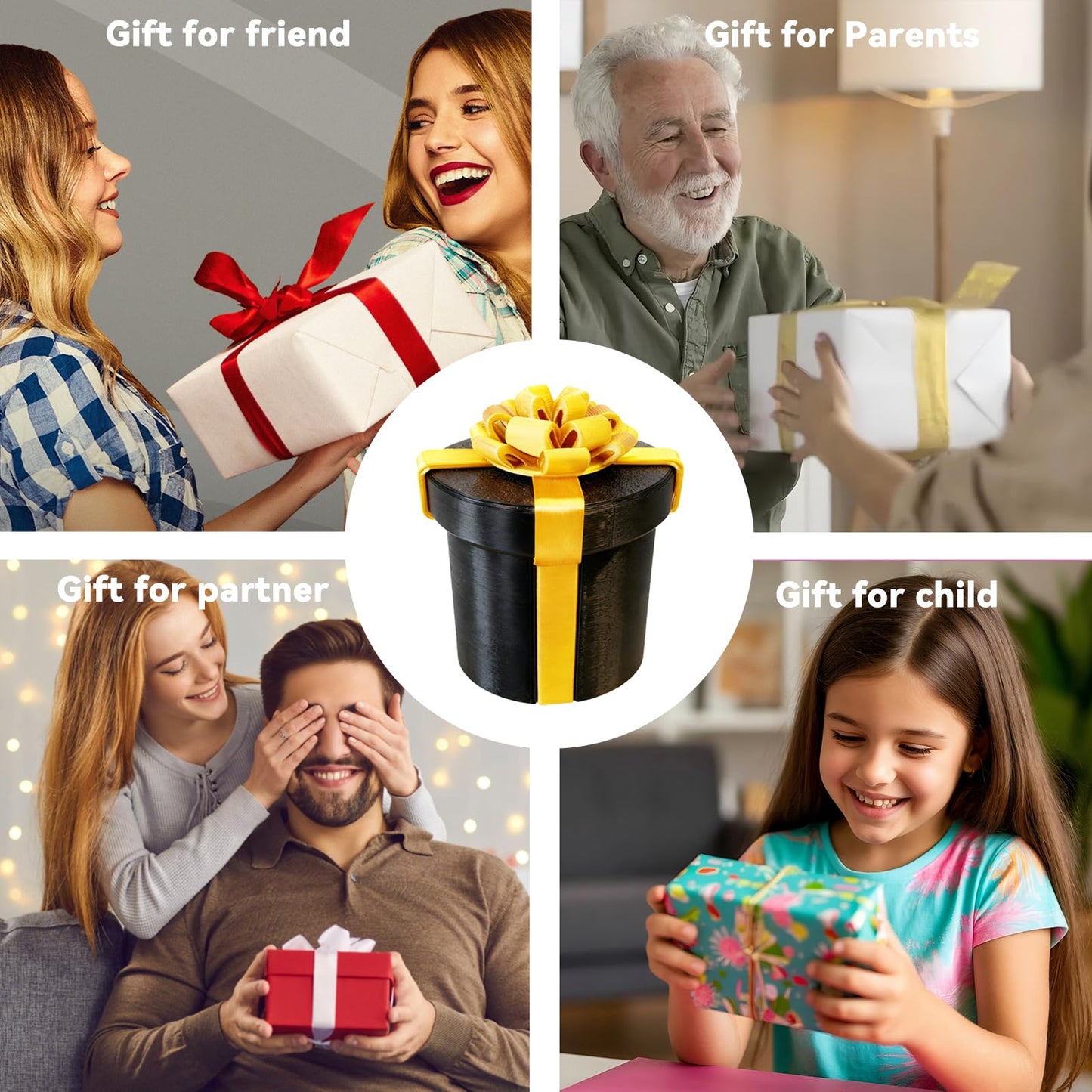 ajitxalr Gotcha Box,Prank Gifts,Puzzle Gift Box,Prank Gifts for Adults,Money Puzzle,Annoying Nested Screw Gift Box,Reusable Perfect Money Puzzles for Birthday Christmas White Elephant Party