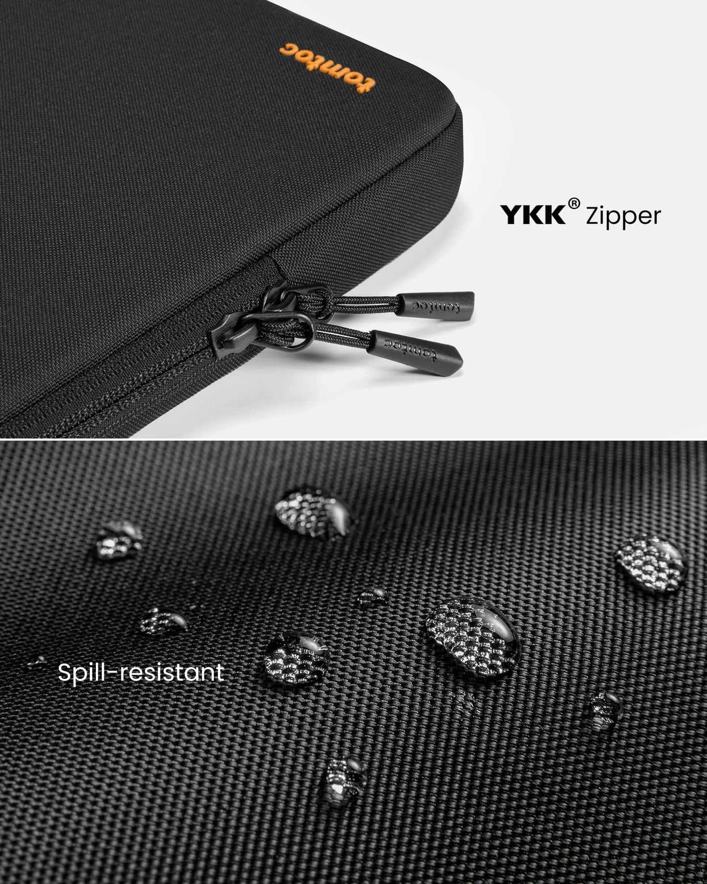tomtoc 360 Protective Laptop Case Sleeve for 14 Inch Lenovo, HP, ASUS, Dell, Acer Laptop Notebook Ultrabook, Water-Resistant Shockproof Computer Bag with Accessory Pocket