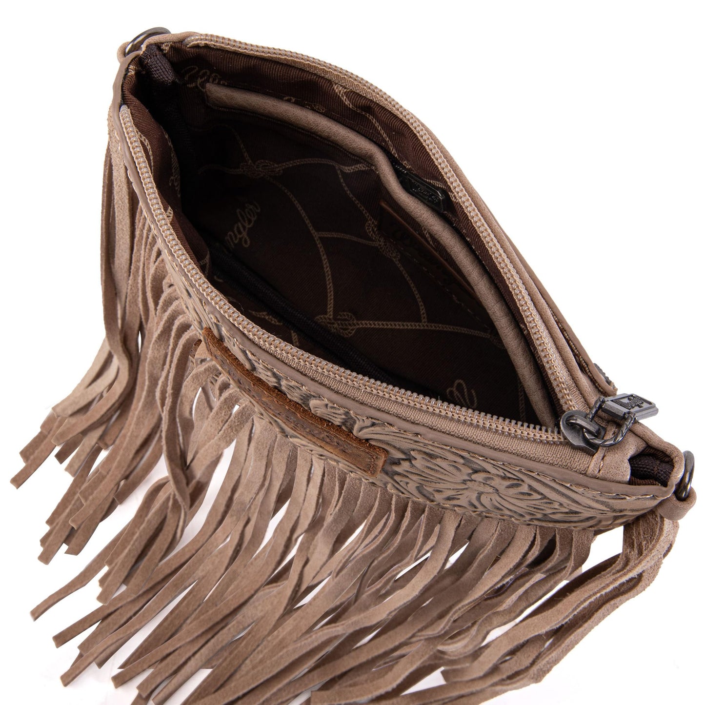 Wrangler Clutch Wristlet Fringe Purse Western Crossbody Bags for Women WG63-181KH