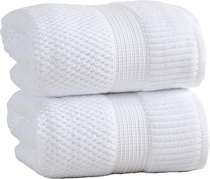 NY Loft 100% Cotton 2 Pack Bath Sheet Towel Set | Absorbent Quick-Dry Oversize