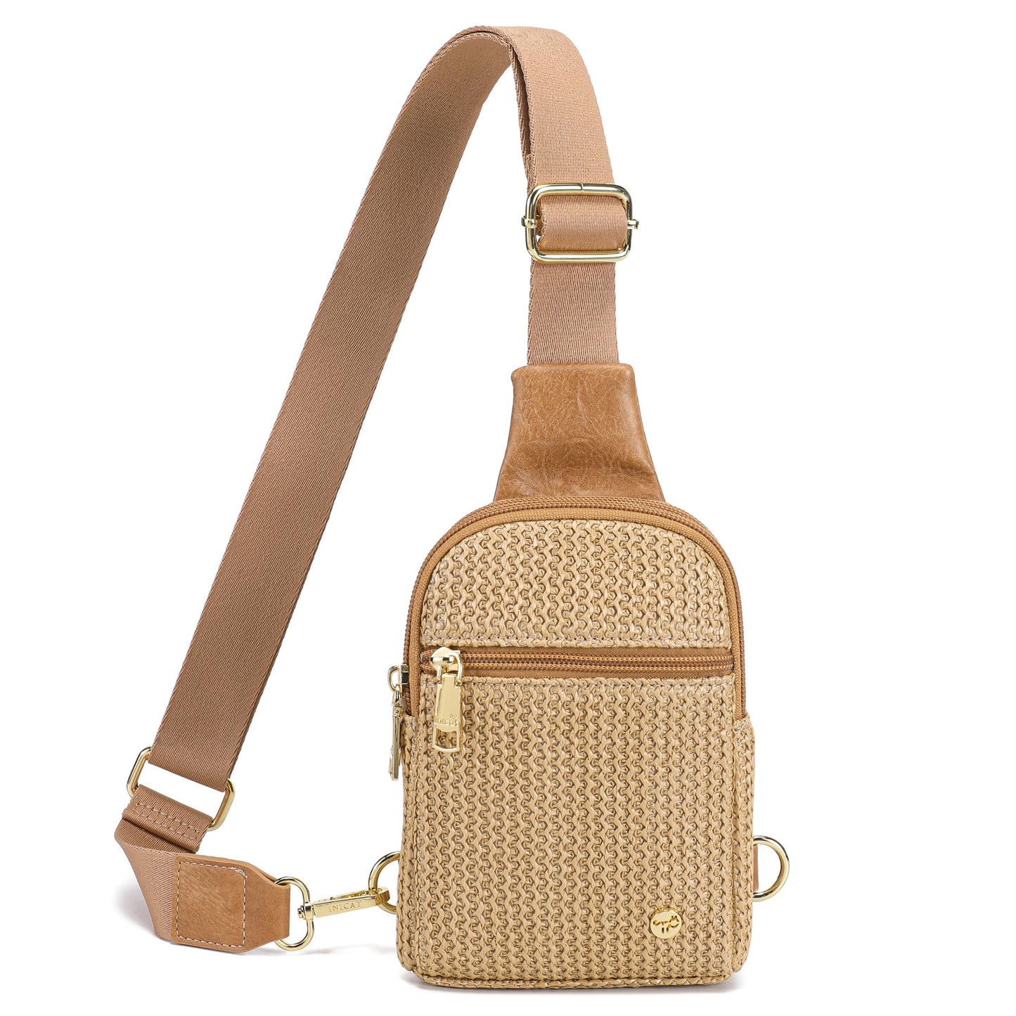 Straw Crossbody Bag for Women Travel Woven Raffia Sling Purse Beach Gifts Hawaii Vacation Christmas Summer Cross Body Purse
