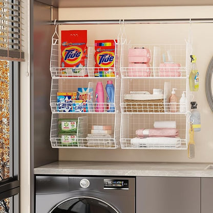 6 Tier Extra Large Hanging Closet Organizer, Closet Storage Hanging