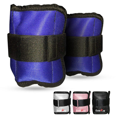 DEFY 1 Pair Ankle Weights Adjustable Straps for Women Men Kids, Wrist Weights Sets for Gym, Fitness Workout, Running, Lifting Leg Weights
