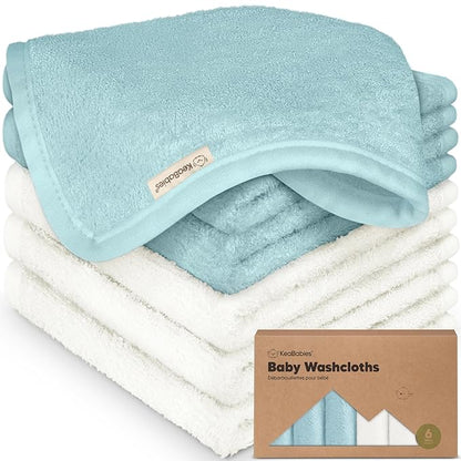 6-Pack Baby Washcloths